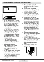 Preview for 5 page of Beko GF312E33WCH User Manual