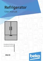 Preview for 1 page of Beko GN1306220VZDX User Manual