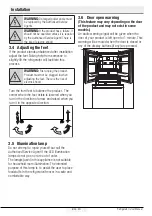 Preview for 9 page of Beko GN1306220VZDX User Manual