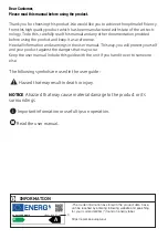 Preview for 2 page of Beko GN1603140XBN User Manual