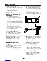 Preview for 12 page of Beko GNE 114631 X User Manual