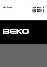 Beko GNE 46102 B Manual preview