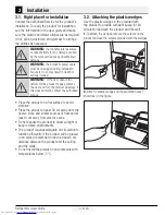 Preview for 8 page of Beko GNE134750X Manual