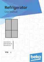 Preview for 1 page of Beko GNE480E20FDZ User Manual