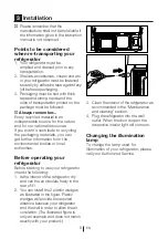 Preview for 9 page of Beko GNE59200X Instruction Manual