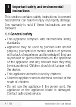 Preview for 4 page of Beko HBA 81762 BX User Manual