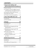 Preview for 3 page of Beko HBA5550W User Manual