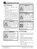 Preview for 14 page of Beko HBA5550W User Manual