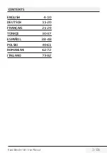 Preview for 3 page of Beko HBA6700W User Manual