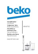 Beko HBA6702 User Manual preview