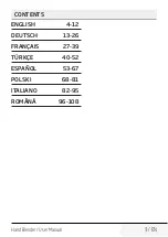 Preview for 3 page of Beko HBA7602W User Manual