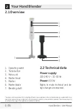 Preview for 8 page of Beko HBA7602W User Manual