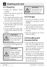 Preview for 12 page of Beko HBA7602W User Manual