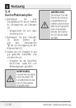 Preview for 22 page of Beko HBA7602W User Manual