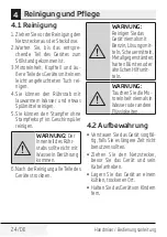 Preview for 24 page of Beko HBA7602W User Manual