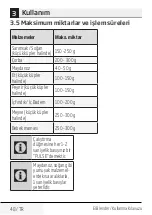 Preview for 48 page of Beko HBA7602W User Manual