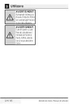 Preview for 104 page of Beko HBA7602W User Manual