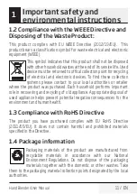 Preview for 11 page of Beko HBA7608W User Manual