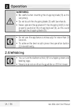 Preview for 14 page of Beko HBA7608W User Manual