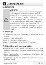 Preview for 15 page of Beko HBA7608W User Manual