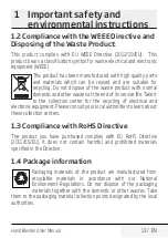 Preview for 13 page of Beko HBA7753DX User Manual