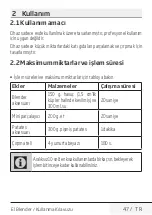 Preview for 47 page of Beko HBA7753DX User Manual