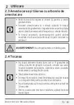 Preview for 73 page of Beko HBA7753DX User Manual