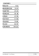 Preview for 3 page of Beko HBS5550W User Manual