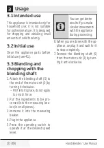 Preview for 10 page of Beko HBS5550W User Manual