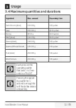 Preview for 11 page of Beko HBS5550W User Manual