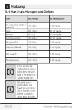 Preview for 66 page of Beko HBS5550W User Manual