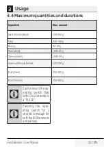 Preview for 11 page of Beko HBS6600W User Manual