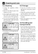 Preview for 12 page of Beko HBS6600W User Manual