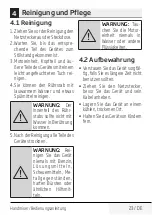 Preview for 23 page of Beko HBS6600W User Manual