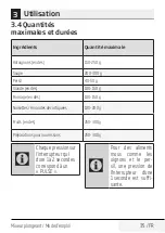 Preview for 35 page of Beko HBS6600W User Manual