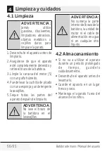 Preview for 56 page of Beko HBS6600W User Manual