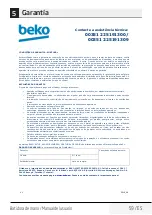 Preview for 59 page of Beko HBS6600W User Manual