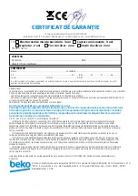 Preview for 98 page of Beko HBS6600W User Manual