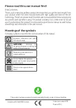 Preview for 2 page of Beko HBS6700W User Manual