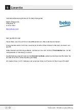 Preview for 16 page of Beko HBS6700W User Manual