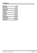 Preview for 3 page of Beko HBS6702W User Manual