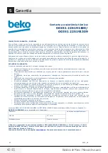 Preview for 42 page of Beko HBS6702W User Manual