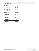 Preview for 3 page of Beko HBS7600W User Manual