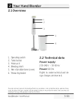 Preview for 9 page of Beko HBS7600W User Manual