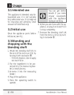 Preview for 10 page of Beko HBS7600W User Manual