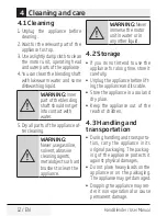 Preview for 12 page of Beko HBS7600W User Manual