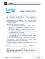 Preview for 59 page of Beko HBS7600W User Manual