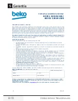 Preview for 60 page of Beko HBS7600W User Manual