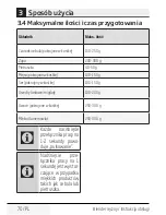 Preview for 70 page of Beko HBS7600W User Manual