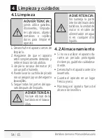 Preview for 54 page of Beko HBS7750X User Manual